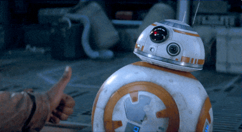 Gif of BB-8 giving thumbs up